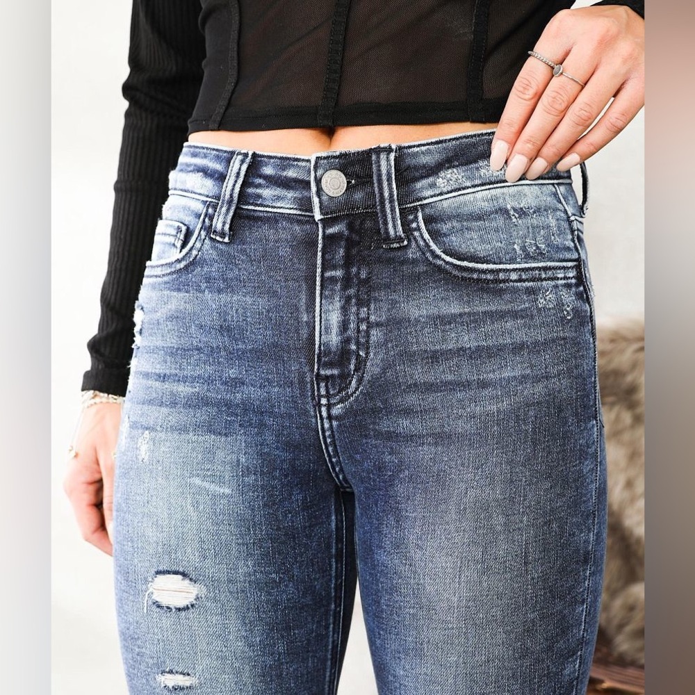 SOLD Flying Monkey Black label High Rise Ankle Skinny Stretch jean - Picture 4 of 4